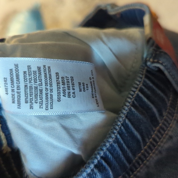 Youth XL Sz12 Levi's Jogger Pants/Jeans - Picture 5 of 7